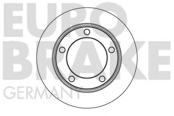 EUROBRAKE 5815202310 Тормозные диски для LADA TAIGA