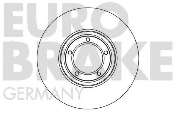EUROBRAKE 5815202518 Тормозные диски EUROBRAKE 