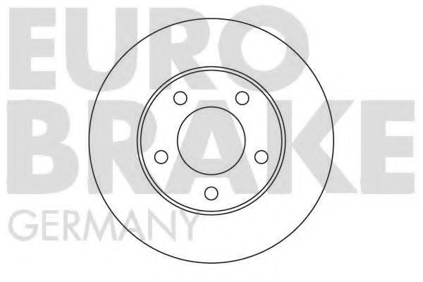 EUROBRAKE 5815202521 Тормозные диски EUROBRAKE 