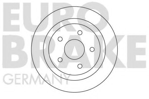 EUROBRAKE 5815202539 Тормозные диски EUROBRAKE 
