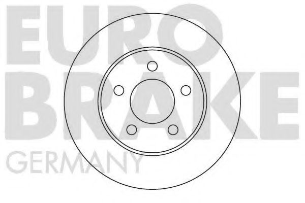 EUROBRAKE 5815202565 Тормозные диски EUROBRAKE для FORD USA