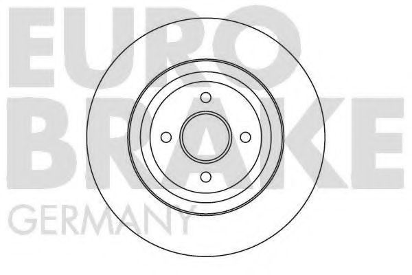 EUROBRAKE 5815202566 Тормозные диски EUROBRAKE 