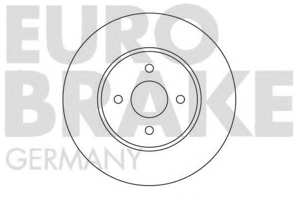 EUROBRAKE 5815202567 Тормозные диски EUROBRAKE 