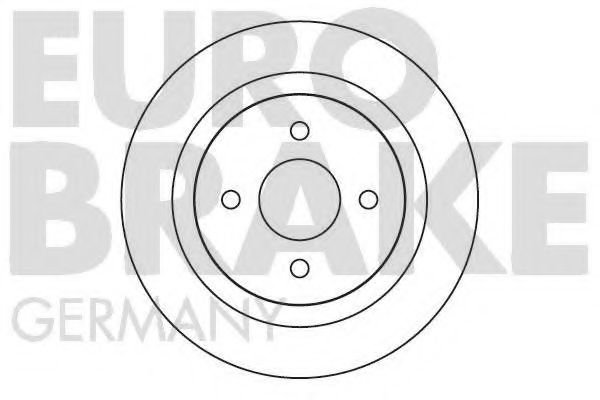 EUROBRAKE 5815202574 Тормозные диски EUROBRAKE 