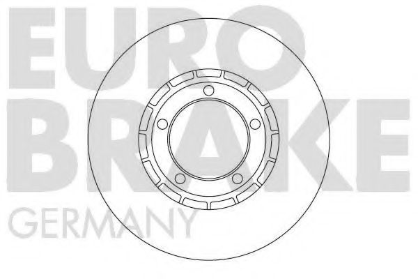 EUROBRAKE 5815203023 Тормозные диски EUROBRAKE для MITSUBISHI