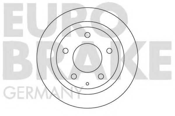 EUROBRAKE 5815203257 Тормозные диски EUROBRAKE для MAZDA