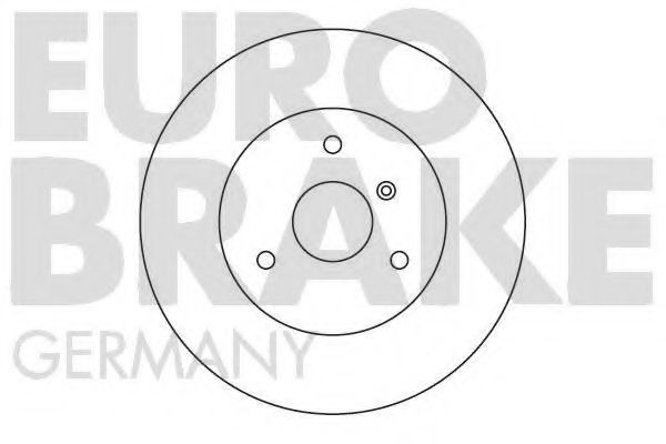 EUROBRAKE 5815203348 Тормозные диски для SMART CROSSBLADE