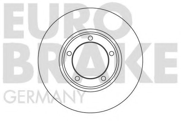 EUROBRAKE 5815203405 Тормозные диски EUROBRAKE для HYUNDAI H200