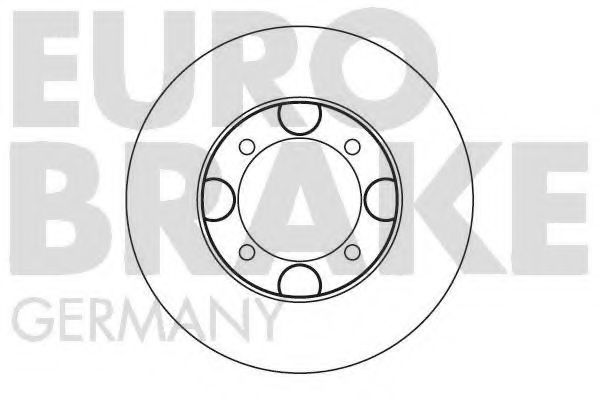 EUROBRAKE 5815203408 Тормозные диски EUROBRAKE для HYUNDAI