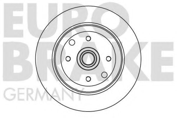 EUROBRAKE 5815203616 Тормозные диски EUROBRAKE для OPEL