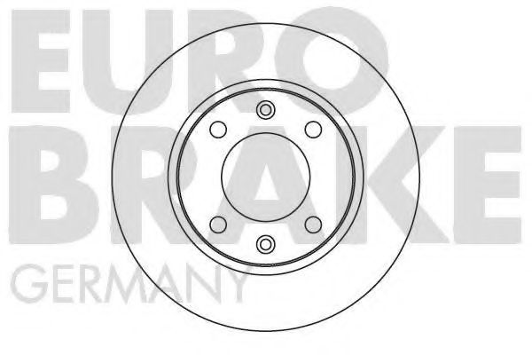 EUROBRAKE 5815203718 Тормозные диски EUROBRAKE для PEUGEOT