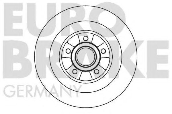 EUROBRAKE 5815203943 Тормозные диски EUROBRAKE для RENAULT