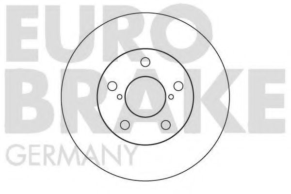 EUROBRAKE 5815204409 Тормозные диски для SUBARU IMPREZA