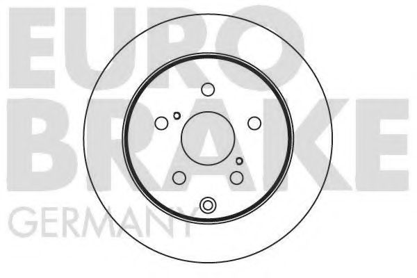 EUROBRAKE 58152045112 Тормозные диски EUROBRAKE для TOYOTA