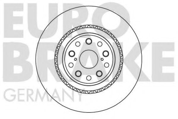 EUROBRAKE 58152045147 Тормозные диски EUROBRAKE для LEXUS