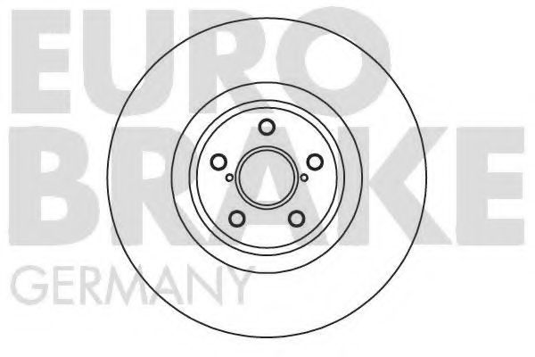 EUROBRAKE 58152045151 Тормозные диски EUROBRAKE для LEXUS