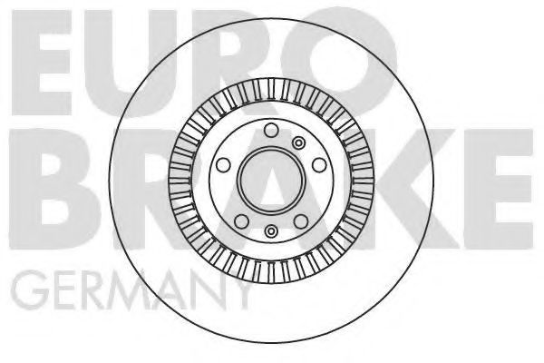 EUROBRAKE 58152047125 Тормозные диски EUROBRAKE для AUDI