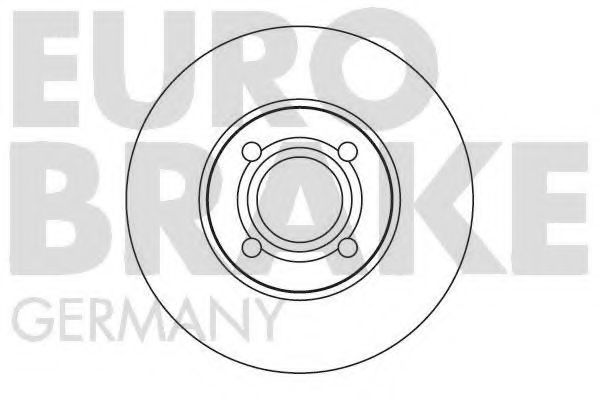 EUROBRAKE 5815204739 Тормозные диски EUROBRAKE для AUDI