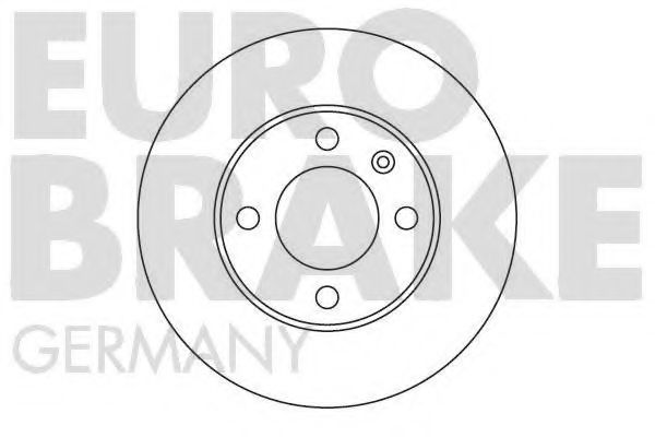 EUROBRAKE 5815204754 Тормозные диски EUROBRAKE для SEAT