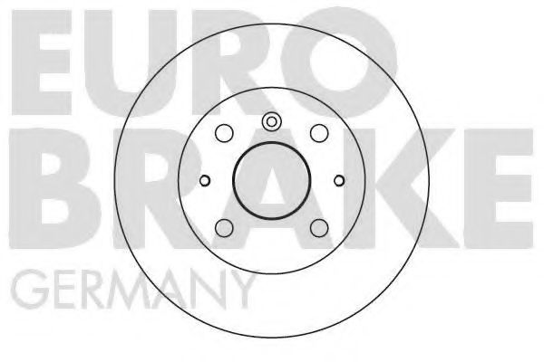 EUROBRAKE 5815205105 Тормозные диски EUROBRAKE для DAIHATSU