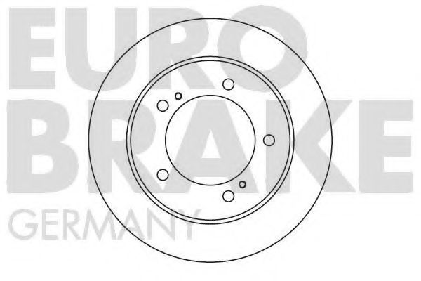EUROBRAKE 5815205201 Тормозные диски EUROBRAKE для SUZUKI
