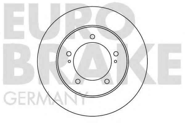 EUROBRAKE 5815205215 Тормозные диски EUROBRAKE для SUZUKI
