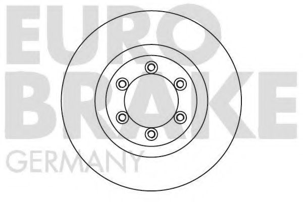 EUROBRAKE 5815205701 Тормозные диски EUROBRAKE для SSANGYONG