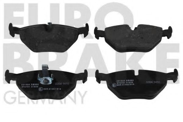 EUROBRAKE 5502221524 Тормозные колодки EUROBRAKE для BMW