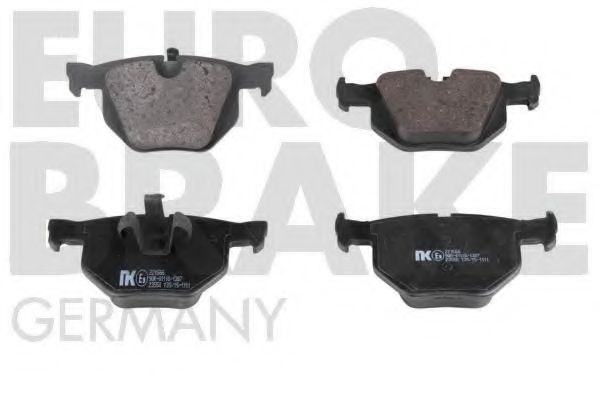EUROBRAKE 5502221566 Тормозные колодки EUROBRAKE для BMW