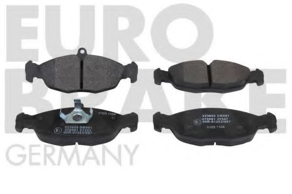 EUROBRAKE 5502223609 Тормозные колодки EUROBRAKE для OPEL
