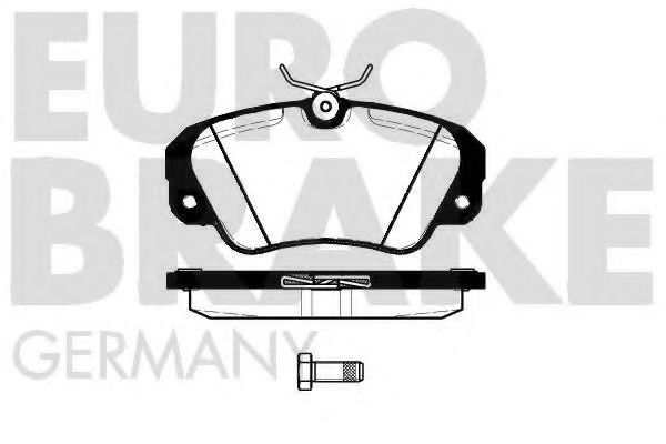 EUROBRAKE 5502223611 Тормозные колодки EUROBRAKE для OPEL