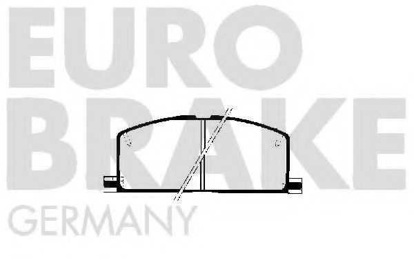 EUROBRAKE 5502224508 Тормозные колодки EUROBRAKE 