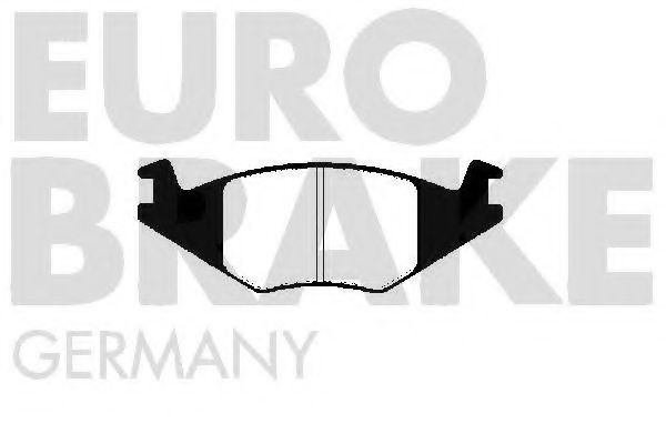 EUROBRAKE 5502224715 Тормозные колодки EUROBRAKE 