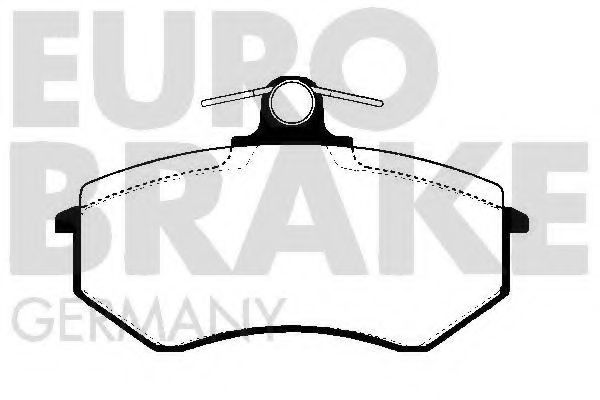 EUROBRAKE 5502224727 Тормозные колодки EUROBRAKE 