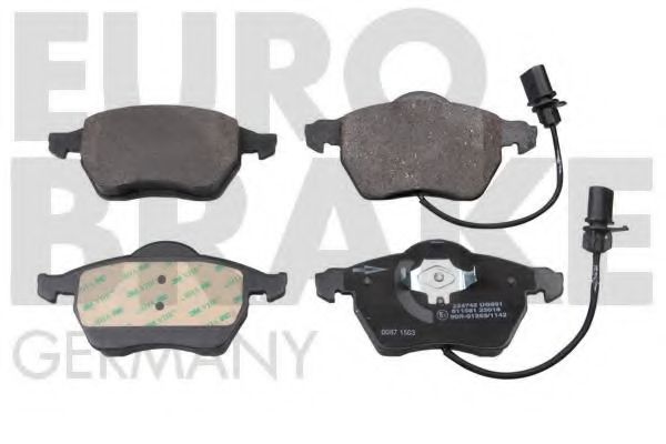 EUROBRAKE 5502224742 Тормозные колодки EUROBRAKE для SEAT