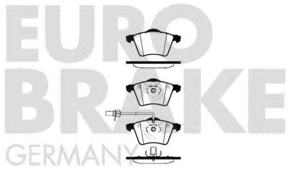 EUROBRAKE 5502224769 Тормозные колодки EUROBRAKE 