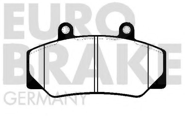 EUROBRAKE 5502224808 Тормозные колодки EUROBRAKE для VOLVO 940