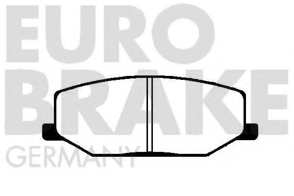 EUROBRAKE 5502225201 Тормозные колодки EUROBRAKE для SUZUKI