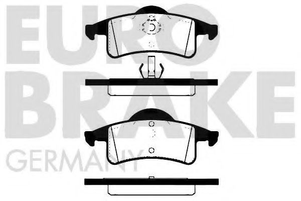 EUROBRAKE 5502229323 Тормозные колодки EUROBRAKE 