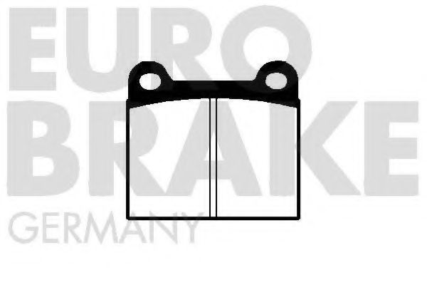 EUROBRAKE 5502229906 Тормозные колодки EUROBRAKE 