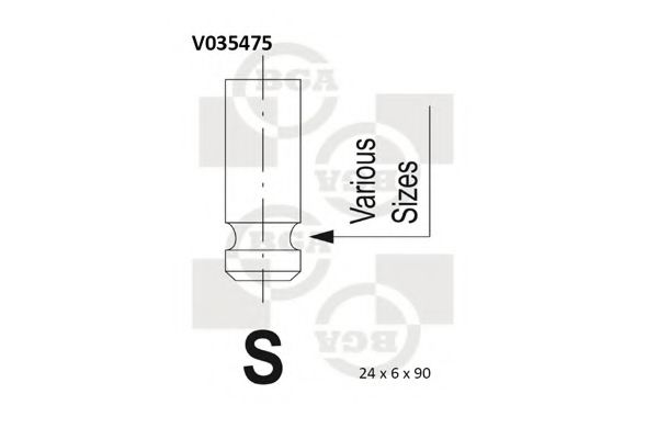 BGA V035475 Регулировочная шайба клапанов для ROVER