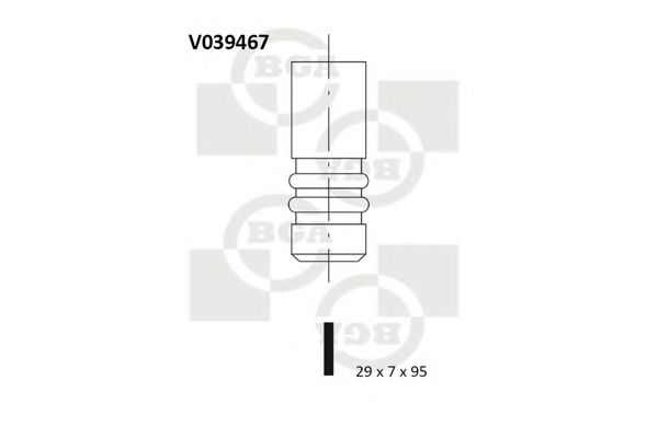 BGA V039467 Регулировочная шайба клапанов для SEAT INCA