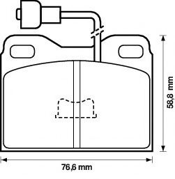 JURID 571248J Тормозные колодки JURID 