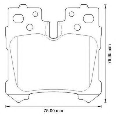 JURID 572648J Тормозные колодки JURID для LEXUS