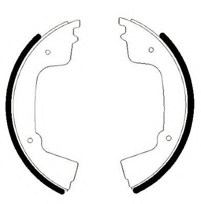 JURID 362245J Тормозные колодоки 