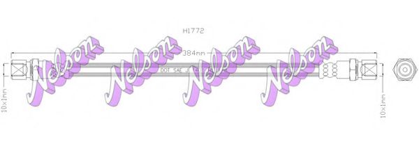 BROVEX-NELSON H1772 Тормозной шланг для ROVER MAESTRO