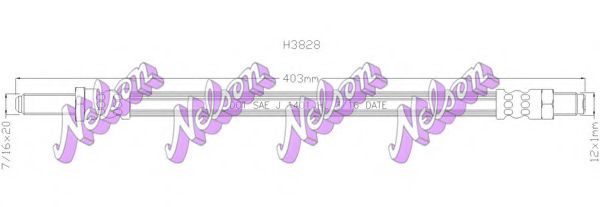 BROVEX-NELSON H3828 Рабочий цилиндр сцепления BROVEX-NELSON 