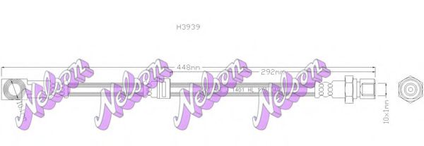 BROVEX-NELSON H3939 Тормозной шланг для OPEL SENATOR