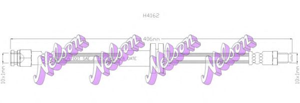 BROVEX-NELSON H4162 Тормозной шланг BROVEX-NELSON для FIAT