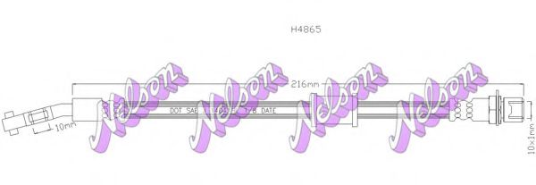 BROVEX-NELSON H4865 Тормозной шланг для DAIHATSU